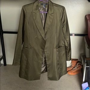 Olive green blazer from forever 21